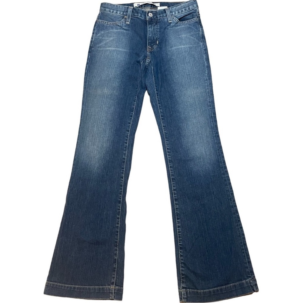 GAP long & lean Women's Flare Wide Leg Jeans size 1R medium wash